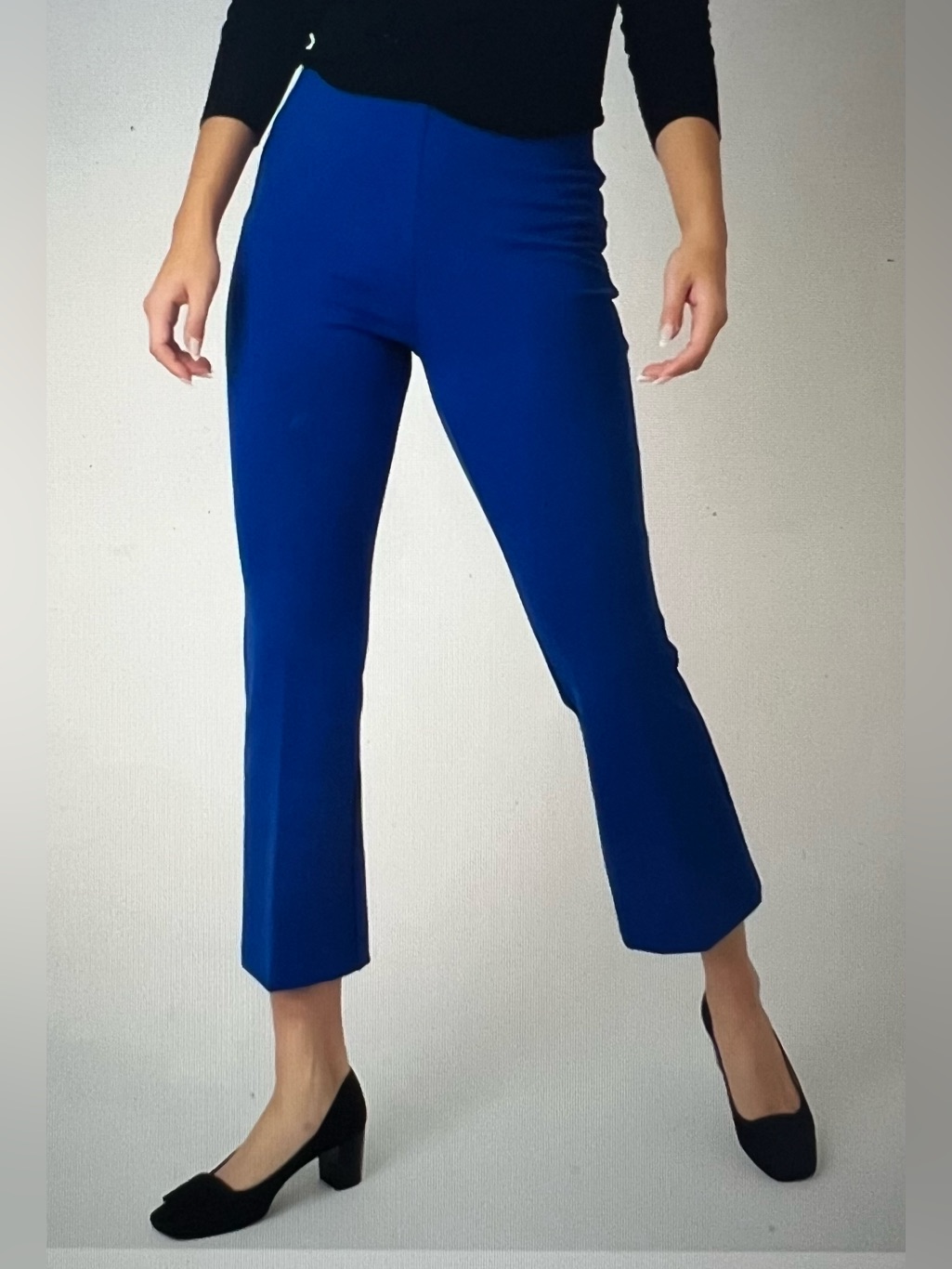 Ann Mashburn Blue Ankle Pants S